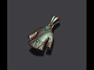 Kimono pendant 3D Print Model