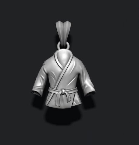 Kimono pendant 3D-Druckmodell .c4d .max .obj .3ds .fbx .stl .blend 