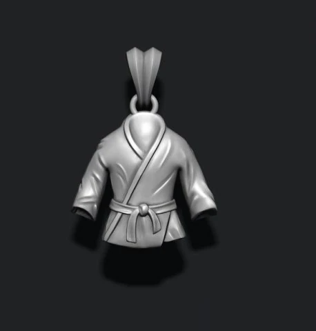 Kimono pendant 3D Print Model .c4d .max .obj .3ds .fbx .stl .blend 