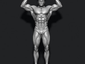 Bodybuilder pendant 3D Принт Модель