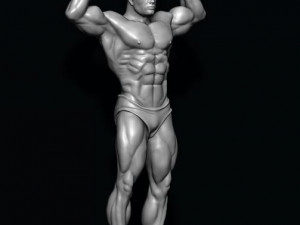 Bodybuilder pendant 3D Принт Модель