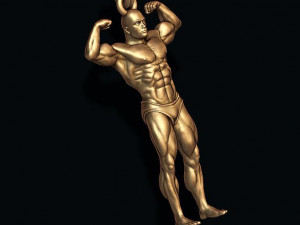 Bodybuilder pendant 3D Принт Модель