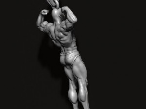 Bodybuilder pendant 3D Принт Модель