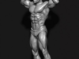Bodybuilder pendant 3D Print Model