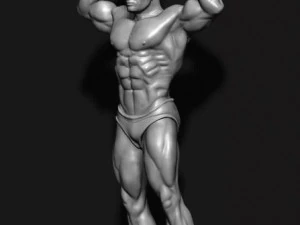 Bodybuilder pendant 3D Print Model
