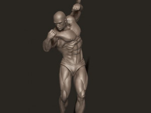 Bodybuilder pendant 3D Принт Модель