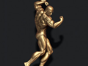 Bodybuilder pendant 3D Принт Модель
