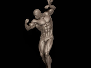 Bodybuilder pendant 3D Принт Модель