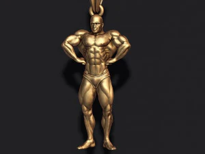 Bodybuilder pendant 3D Print Model