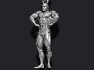 Bodybuilder pendant 3D Print Model