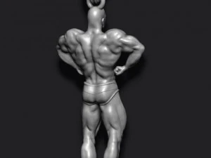 Bodybuilder pendant 3D Print Model