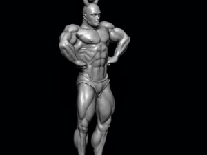 Bodybuilder pendant 3D Baskı Modeli