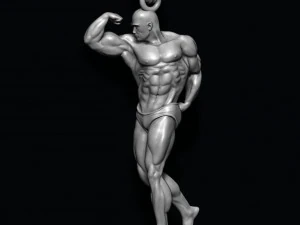 Кулон культуриста 3D Принт Модель