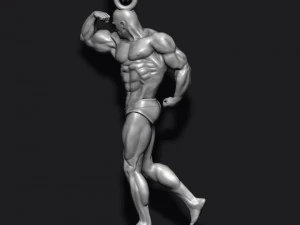 Кулон культуриста 3D Принт Модель