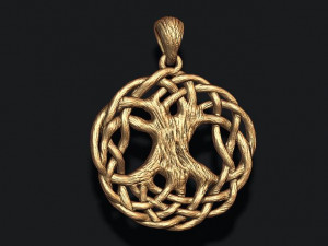 Tree of life pendant Modelo de impresión 3D