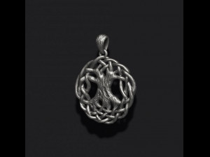Tree of life pendant 3D Baskı Modeli