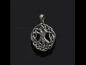 Tree of life pendant 3D Print Model
