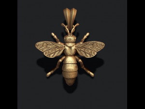 Bee pendant Model Cetak 3D