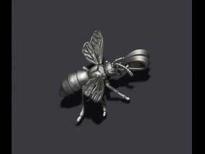 Bee pendant Model Cetak 3D
