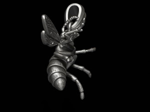 Bee pendant Model Cetak 3D