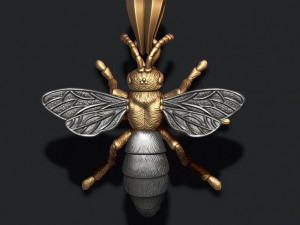 Bee pendant Modello di stampa 3D