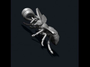 Bee pendant with enamel 3D Print Model