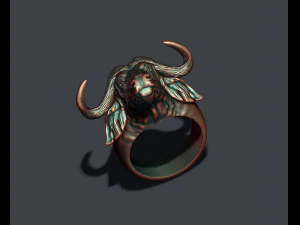 Buffalo ring 3D Print Model