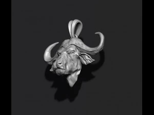 Buffalo pendant 3D Print Model