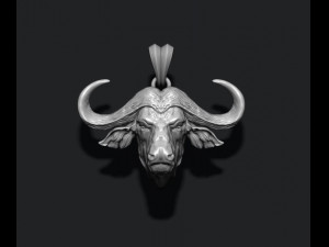 Buffalo pendant 3D Принт Модель