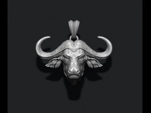 Buffalo pendant 3D Print Model