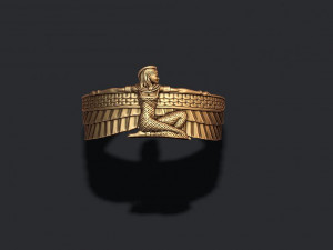 Isis ring Modelo de Impressão 3D