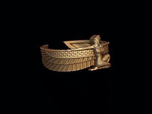 Isis ring Model Cetak 3D