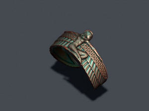 Isis ring Model Cetak 3D