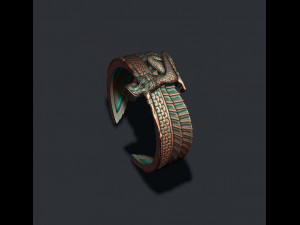 Isis ring Model Cetak 3D