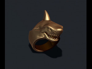 Shark ring 3D 打印模型