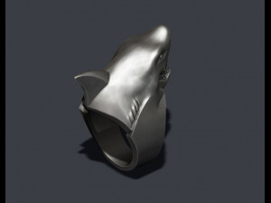 Shark ring 3D 打印模型