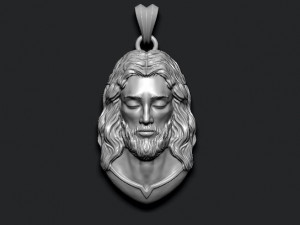 Jesus pendant v1 Model Cetak 3D