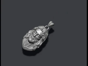 Jesus pendant v1 3D Print Model