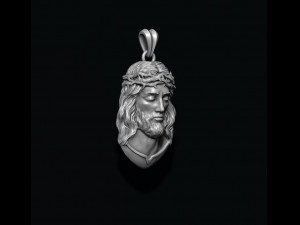 Jesus pendant v2 Modelo de impresión 3D