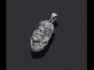 Jesus pendant v2 Modelo de impresión 3D