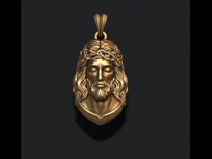 Jesus pendant v2 Modelo de impresión 3D
