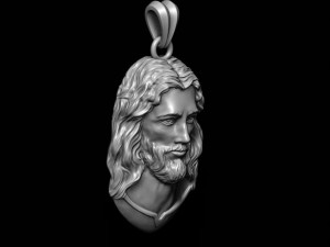 Jesus pendant v3 Model Cetak 3D