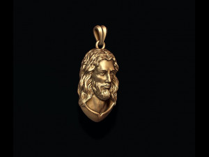 Jesus pendant v3 Model Cetak 3D