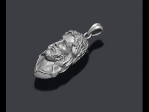 Jesus pendant v3 Model Cetak 3D