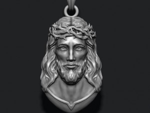 Jesus pendant v4 Model do druku 3D