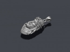 Jesus pendant v4 Model do druku 3D