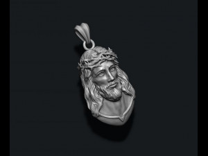 Jesus pendant v4 Model do druku 3D