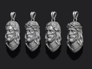 Jesus pendants pack 3D Print Model