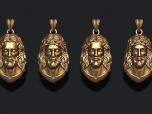 Jesus pendants pack 3D 打印模型