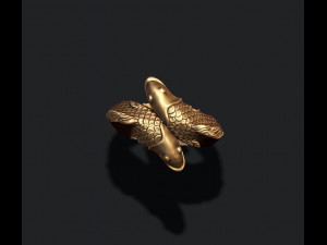 Fish ring 3Dプリントモデル